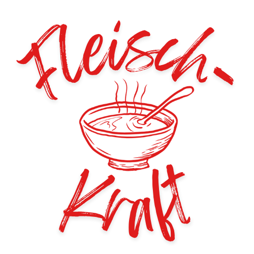 Fleischkraft Logo rot pur