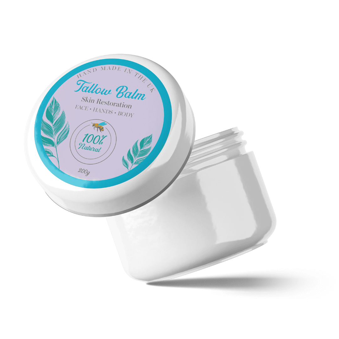 Hautbalsam aus Rindertalg mit Bienenwachs und Zitronenessenz